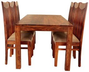 furniture-nabytek.cz - Jedálenská zostava pre 6 osôb Gani z indického masívu palisander
