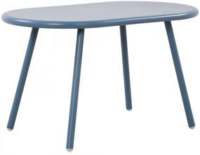 Konferenčný stolík Velva - v45 x 80 x 45 cm - Modrá