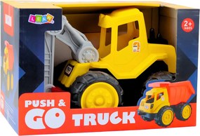 LEAN Toys Detské záhradné rýpadlo na piesok žlté