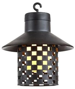 RABALUX 77003 Ximpu solárne svietidlo dekoratívne - reťaz s lampášmi LED 4800mm 0,1W/5lm 2700K IP44 čierna, biela, súmrakový senzor