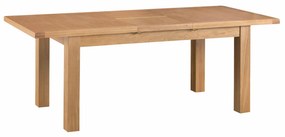 Moderný rozťahovací jedálenský stôl z masívu (dub) pre 6-8 osôb, 170-220×90×78 cm