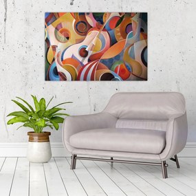 Obraz - Hudobný abstrakt (90x60 cm)