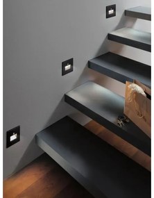 Paulmann&nbsp; 93135 - LED/1,2W Schodiskové svietidlo so senzorom EDGE 230V čierna
