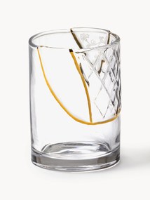 Krištáľový pohár Kintsugi