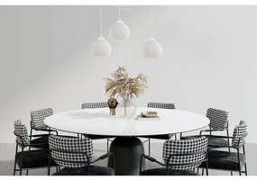 Závesné svietidlo Riffle Round Spider, 3x biele sklenené tienidlo, w