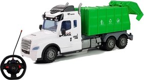 LEAN Toys Nákladné auto na odpadky na diaľkové ovládanie R/C