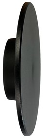 EUlight Exteriérové nástenné LED svietidlo Disk, 1x LED 15w, CCT, čierna