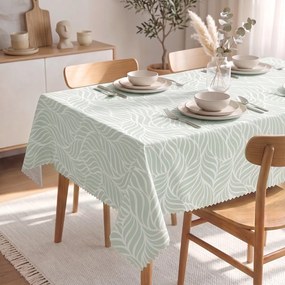 Goldea hranatý teflónový obrus - šalviové línie 120 x 180 cm