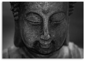 Obraz na plátně Hlava meditujícího Buddhy - 120x80 cm