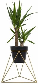 Stojan na kvetináč TRIANGL 40x45 cm zlatá