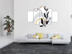 Obraz - Kvety vo váze N⁰1 (150x105 cm)