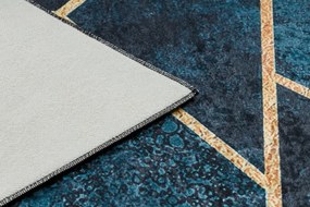 Dywany Łuszczów, Kusový koberec ANDRE Mosaic 1173, 120x170, modrá, chodba / predsieň