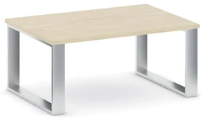 Konferenčný stôl STIFF, doska 1000 x 680 mm, dub prírodný