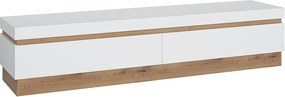 TV stolík 2k Calabria Corf09 Dub Coast Evoke/biela Alp