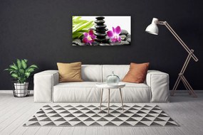 Obraz Canvas Kamene zen kúpele orchidea 140x70 cm