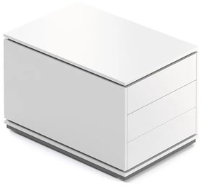 Kontajner Creator 90,4 x 53,6 cm, 2-modulový - ľavý, antracit / biela