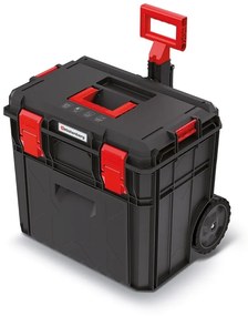 Kufor s kolieskami A, 51 cm, priehradka, čierna