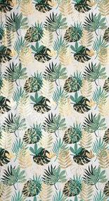 ZÁVES NA KRÚŽKOCH MALTA 140X250 CM VZOROVANÁ