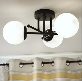 Brilagi - Prisadený luster MALIVA 3xE14/15W/230V čierna/biela