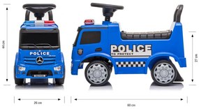 Odrážadlo Mercedes Antos policajné auto