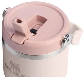 Svetloružová termoska 600 ml IceFlow Flip Straw 2.0 – Stanley