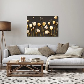 Obraz - Tulipány - abstraktné (90x60 cm)