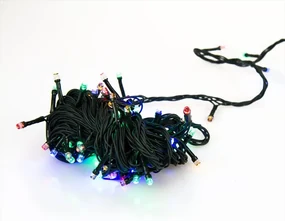 LED vonkajšie osvetlenie - farebné - 15 m - 100 diód