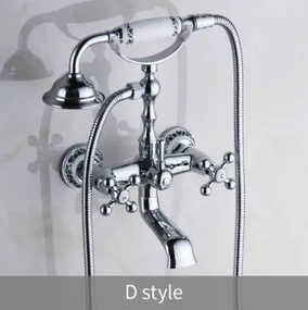 Chrómová vaňová batéria Wanfan - 4 štýly D