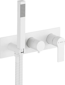 Biela podomietková sprchová batéria (3 výstupy) Pax – Sapho