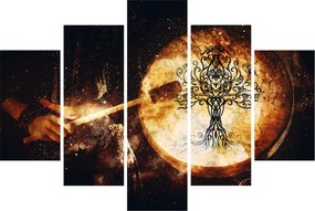 Obraz - Tajomný strom života (150x105 cm)