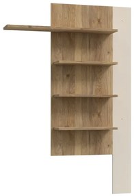 Nástenná polica INAR dub/béžová