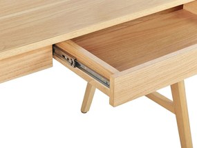Písací stôl 120 x 70 cm svetlé drevo SHESLAY Beliani