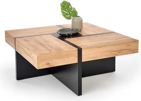 Konferenčný stolík Shanel (dub craft + čierna). Vlastná spoľahlivá doprava až k Vám domov. 1039439