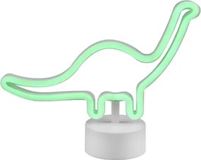 Stolová LED lampa Brontosaurus, biela%