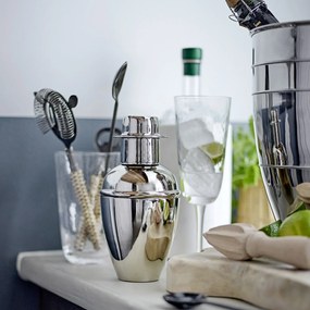 Shaker na koktaily strieborný 19x9 cm