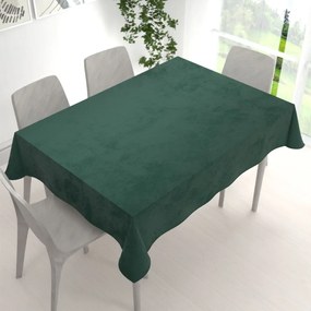 Biante Zamatový obdĺžnikový obrus Velvet Premium SVP-044 Lesná zelená 60x100 cm