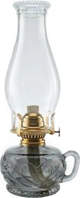 Brilagi - petrolejová lampa MERLIN dymová/sivá