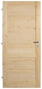 Jola Interiérové dvere 70 L, 750 × 1985 mm, masívne drevo, ľavé, smrek, plné