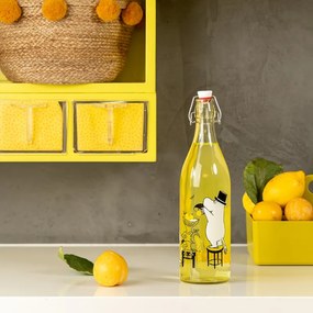 Sklenená fľaša Moomin Fruits 1l
