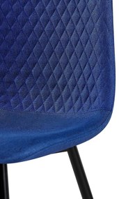 Stolička Giverny látka - modrá