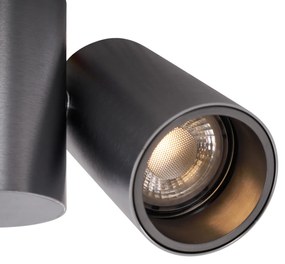 Dizajnové vstavané bodové svetlo tmavosivé GU10 50 mm 2-svetlo sklopné - Michael