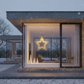 Brilagi - LED vonkajšia vianočná dekorácia LED/6W/230V IP44 50x48 cm hviezda