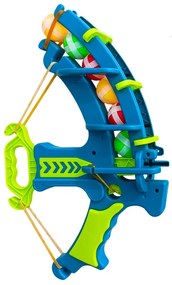 LEAN TOYS Štít na suchý zips s lukom a loptičkami - drak