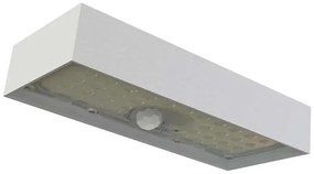 LED Solárny reflektor so senzorom pohybu LED/3,7V 3000mAh 4000K IP65 biela