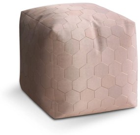 Sablio Taburet Rose gold: 40x40x40 cm