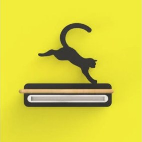 LED Detské nástenné svietidlo s poličkou JUMPING CAT LED/5W/230V