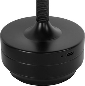 Toolight Toolight, bezdrôtová USB dotyková nočná lampa APP1371-T, čierna matná, OSW-08635