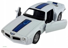 008805 Kovový model auta - Nex 1:34 - 1972 Pontiac Firebird Trans AM Biela