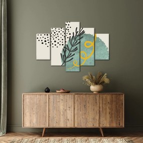 Obraz - Abstraktné listy N⁰1 (150x105 cm)