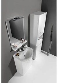 Aqualine - Zrkadlo BETA 50x70 cm biele